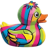 Colorful duck 42 — rubber duck skin