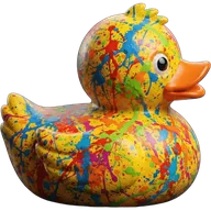 Colorful duck 44 — rubber duck skin