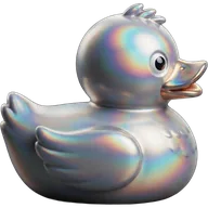 Colorful duck 45 — rubber duck skin